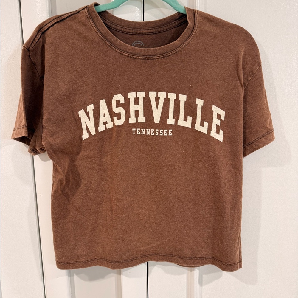 Nashville Tennessee Brown Graphic Tee